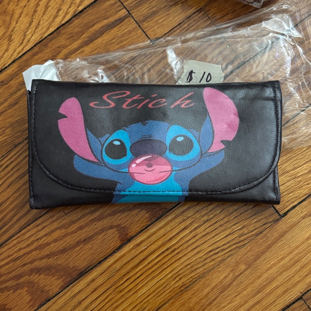 Stitch Black and Blue Kids Wallet
